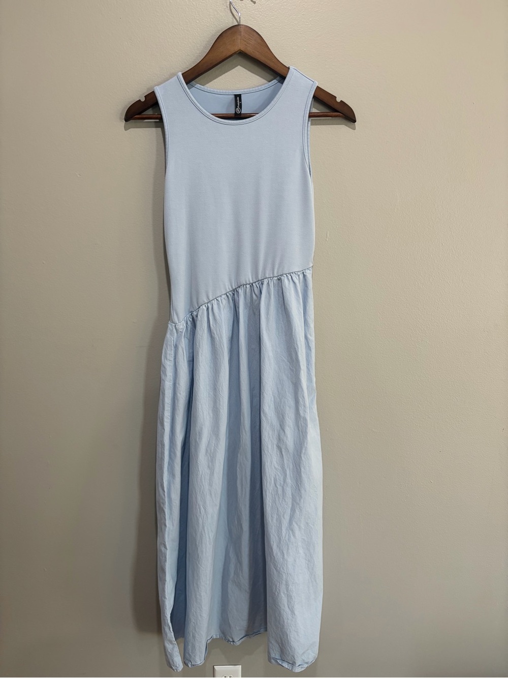 Pretty Garden size S Light Blue Sleeveless Maxi Dress